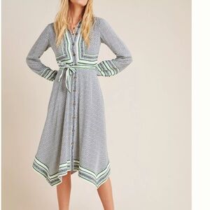 Maeve Constantine Midi Shirt Dress